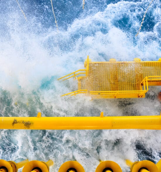 boat access platform railings and gangway