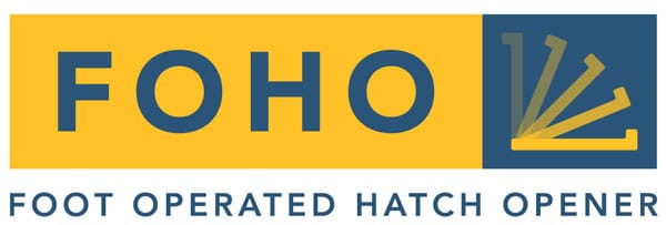 FOHO (Foot Operate Hatch Opener) Logo