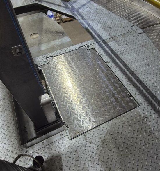 FOHO hatch installed image showing the product on the floor