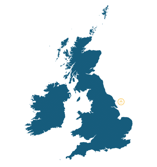 hornsea wind farm map
